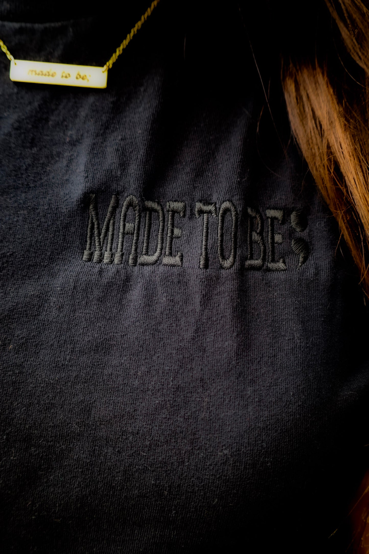 made to be; tee - black