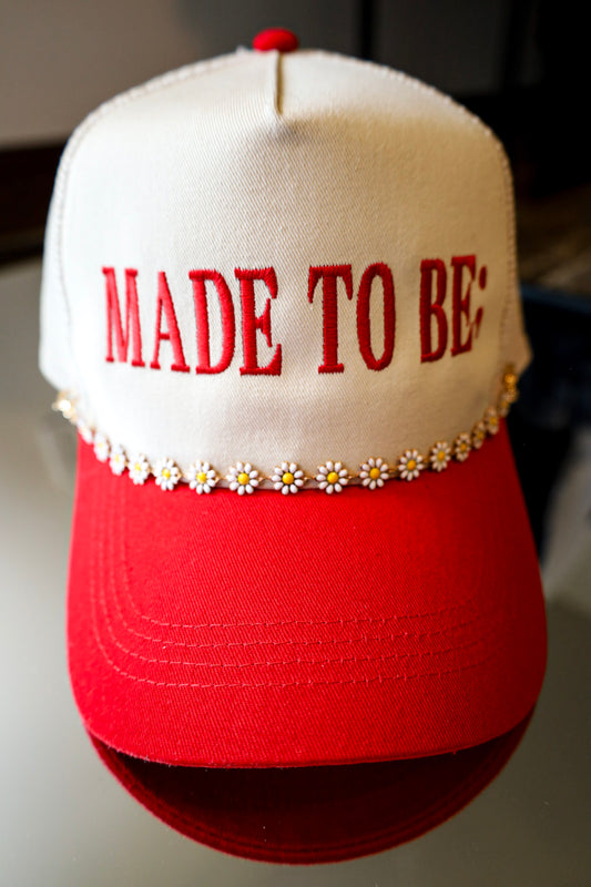 daisies hat charm