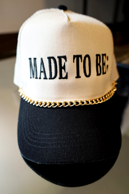 gold chain hat charm