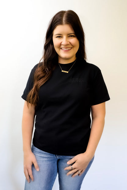 made to be; tee - black