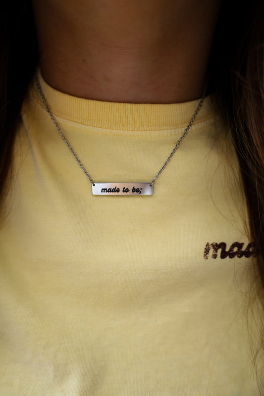 made to be; necklace