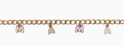 mama hat charm - white
